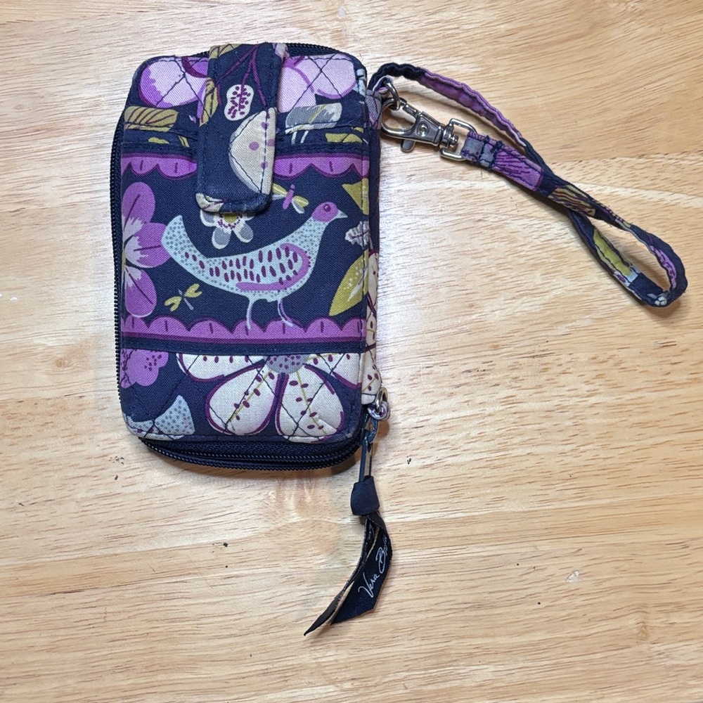 Vera Bradley Wristlet with Signature Detail